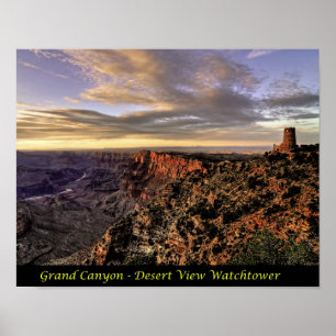 Print - Grand Canyon - Desert View Watchtower