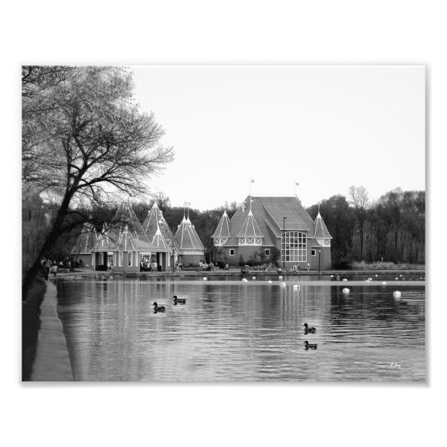 PRINT: Lake Hariet Parkway, Mpls., MN_ Photo Print (Front)