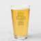 Print on a BEER GLASS - Upload Pic, add Text!