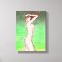 Print on Canvas (pastel gras) - 20x28x1,91cm