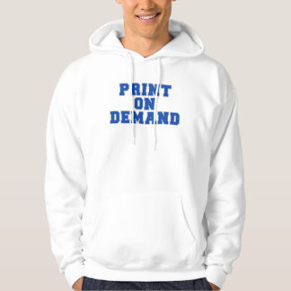 Print-on-Demand Typography Hoodie