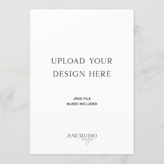 PRINT ORDER_5x7" Single Sided Card