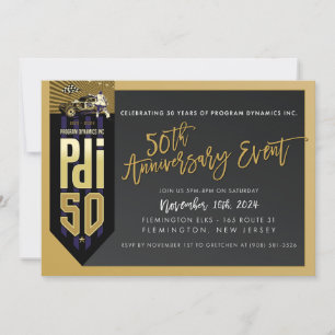 PRINT ORDER  for Gretchen - PDI 50th Anniversary Invitation