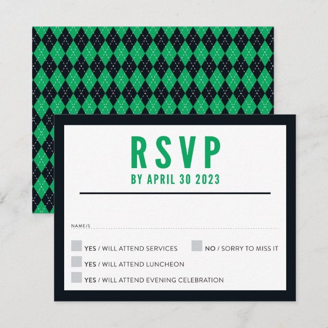 PRINT ORDER for Sari - Dylan RSVP reply card (Front/Back)