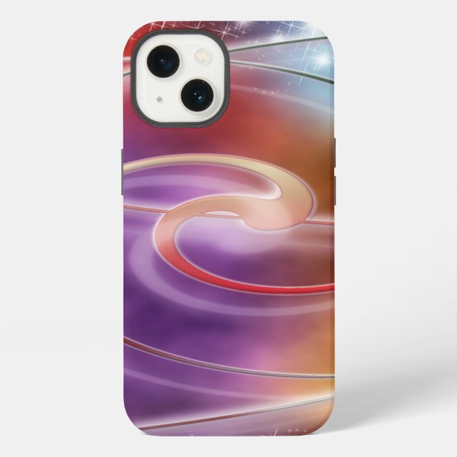 print pattern background design colourful diy iPhone case (Back)