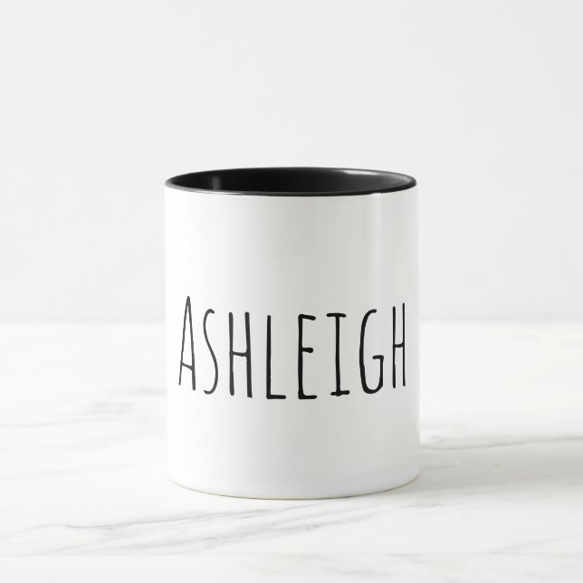 Print Personalised with Your Name Mug (Center)