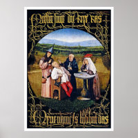Print/Poster: Hieronymous Bosch-Extracting Stone