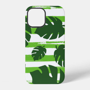 Print summer exotic jungle plant tropical palm lea iPhone 12 case