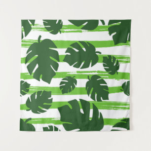 Print summer exotic jungle plant tropical palm lea tapestry