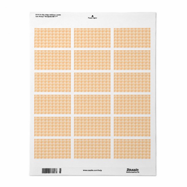 Print-to-the-Edge Address Labels (Full Sheet)