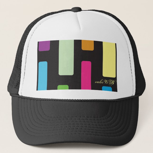 Print, valerV1B Trucker Hat (Front)