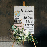 Print, Value Poster Paper (Matte)<br><div class="desc">Travelling from Miss to Mrs. Bridal Shower Poster</div>