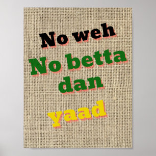 Print, Value Poster Paper (matte) - Yaad Vibes