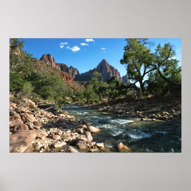 Print: Virgin River And Watchman Poster (Front)