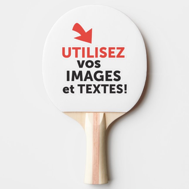 Print your designs online in French Ping Pong Paddle (Front)