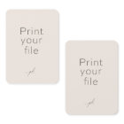 PRINT YOUR FILE: 10 pcs Trading Cards 2.5 x 3.5"