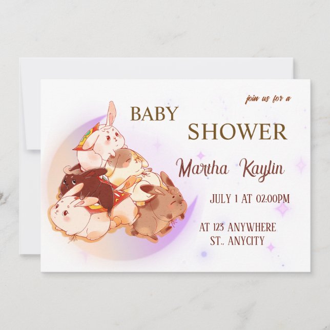 Printable Baby Shower Invitation (Front)