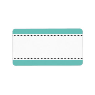 Printable blank address labels with coloured borde