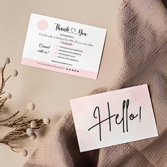 Printable Business Thank You Card (Creator Uploaded)