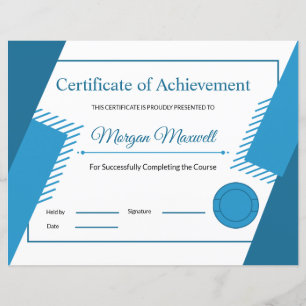 Printable Certificate Template