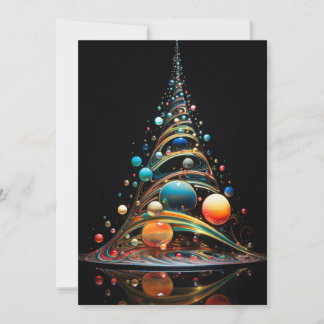 Printable Christmas Cards - Abstract Christmas