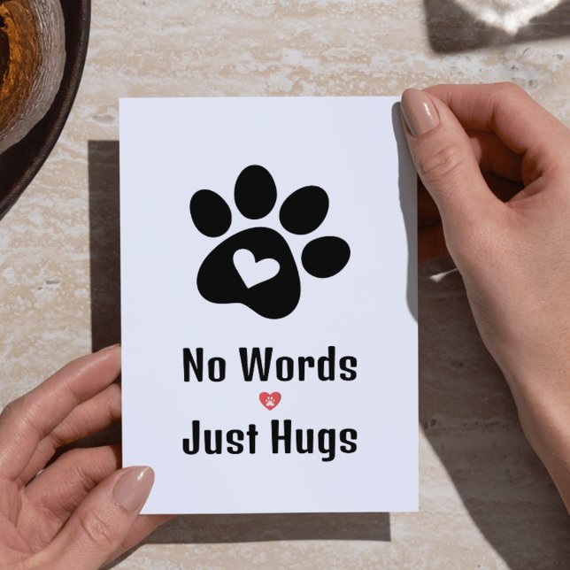 Printable Condolence Card for Friend, Pet Loss Gri (Printable Pet Sympathy Card for Friend, Pet Loss Condolence Grieving Card, Pet Bereavement)