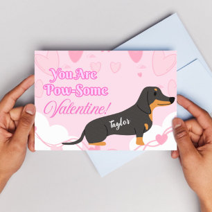 Printable Dachshund Valentine's Day Cards - Custom