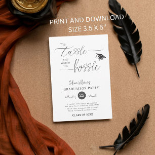 Printable Download Graduation Party Invitation