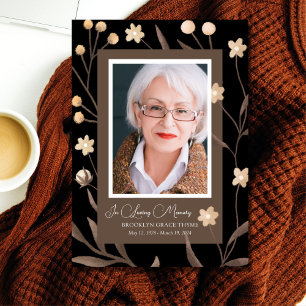 Printable Framed Photo Celebration of Life Program