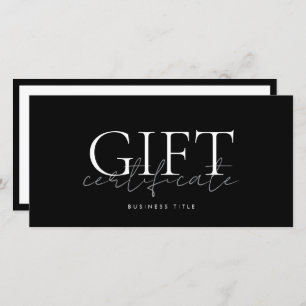 Printable Gift Card Template Easy To Customise