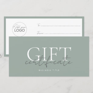 Printable Gift Card Template Easy To Customise