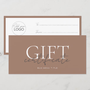 Printable Gift Card Template Easy To Customise