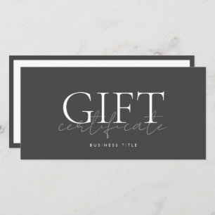 Printable Gift Card Template Easy To Customize