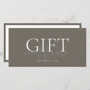 Printable Gift Card Template Easy To Customize