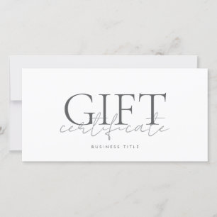 Printable Gift Card Template Easy To Customize