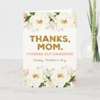 Printable Mother's Day Card | Mum Flowers Card
