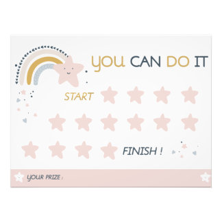 Printable Rainbow Reward Chart Training Chart Photo Print