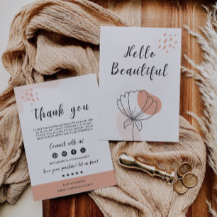 Printable Thank You Card, Business Card