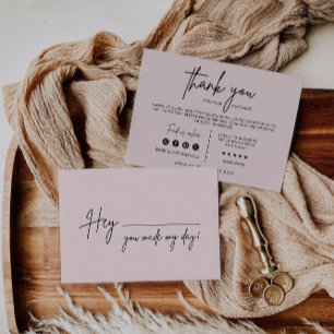 Printable Thank You Card, Business Card