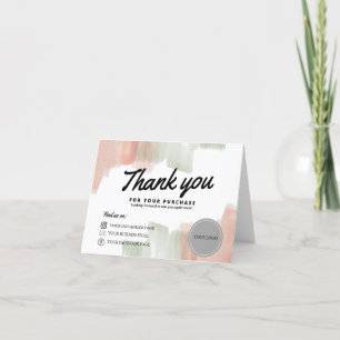 PRINTABLE THANK YOU CARD EDITABLE CUSTOMIZE