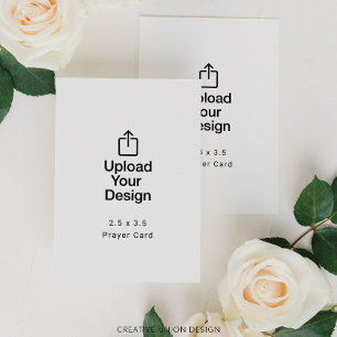 Printed 2.5" x 3.5" Prayer Card