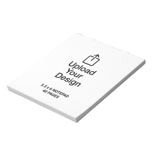 Printed 40 Page Notepad 5.5 x 6 (Rotated)