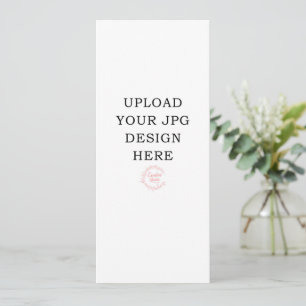 Printed 4" x 9" Wedding Programs