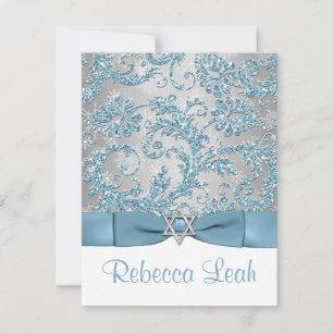 PRINTED BOW - Winter Wonderland Thank You Card