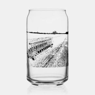 Printed can glass