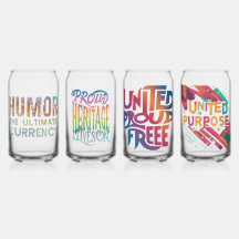 Printed Can Glass