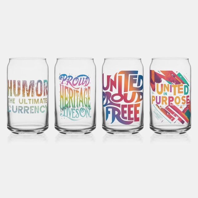 Printed Can Glass (Front)