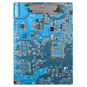 Printed Circuit Assembly PCB Blue Circuit Board Clipboard