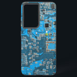 Printed Circuit Assembly PCB Blue Circuit Board Samsung Galaxy Case<br><div class="desc">PCB Circuit Board gifts for geeks or gifts for nerds. Here's one for the Computer Nerd or Geeks in all of us. Geek Out your Nerd with this Printed Circuit Assembly PCB Electronic Circuit Board. This is a close up picture of a Printed Circuit Assembly PCB or electronic circuit board....</div>