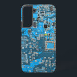 Printed Circuit Assembly PCB Blue Circuit Board Samsung Galaxy Case<br><div class="desc">PCB Circuit Board gifts for geeks or gifts for nerds. Here's one for the Computer Nerd or Geeks in all of us. Geek Out your Nerd with this Printed Circuit Assembly PCB Electronic Circuit Board. This is a close up picture of a Printed Circuit Assembly PCB or electronic circuit board....</div>